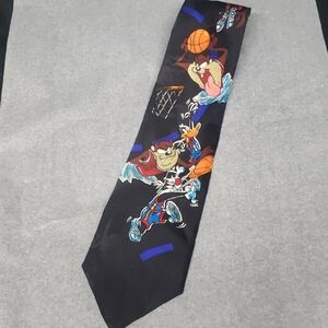 Looney Tunes Tasmanian Devil, Sylvester and Daffy Basketball Black Tie
